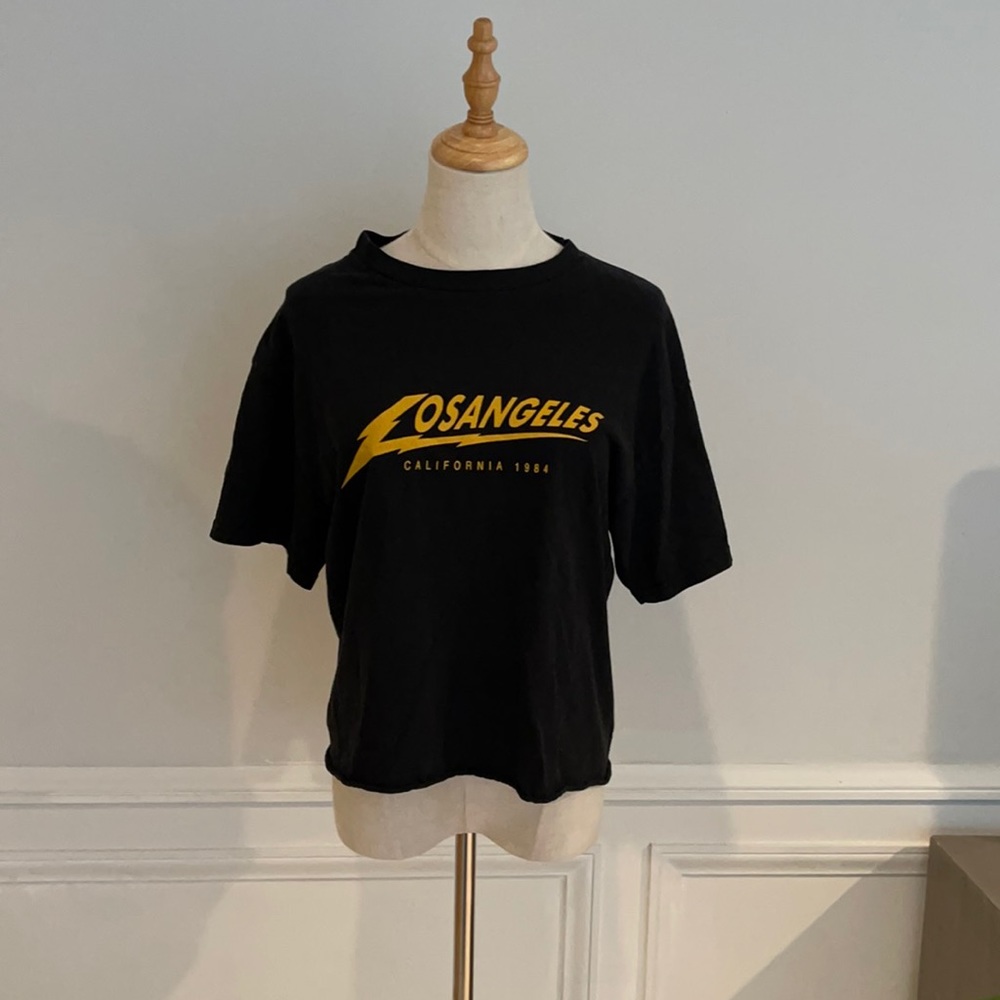 J Galt cropped graphic T